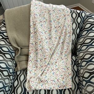 Miami Multicolor Floral High Low Skirt